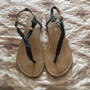 American Eagle by payless braided flat sandal